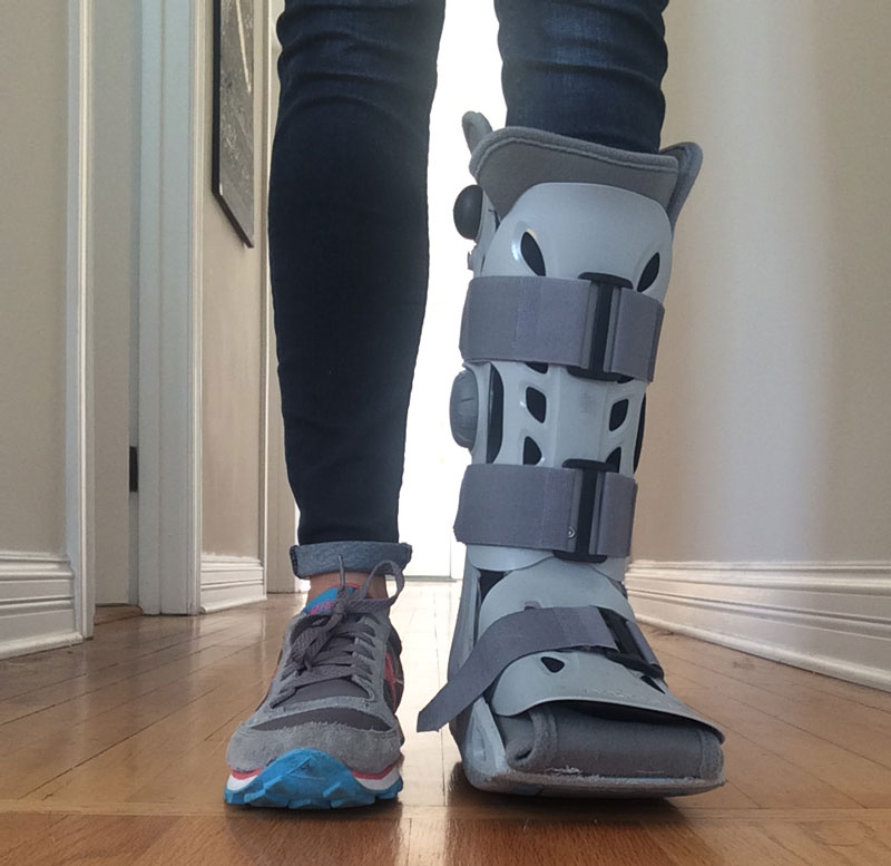 stress fracture boot